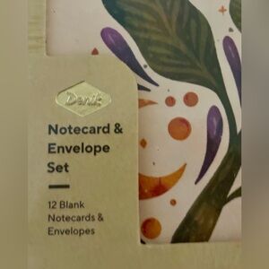 Notecards by Denik with Red Flower Design
